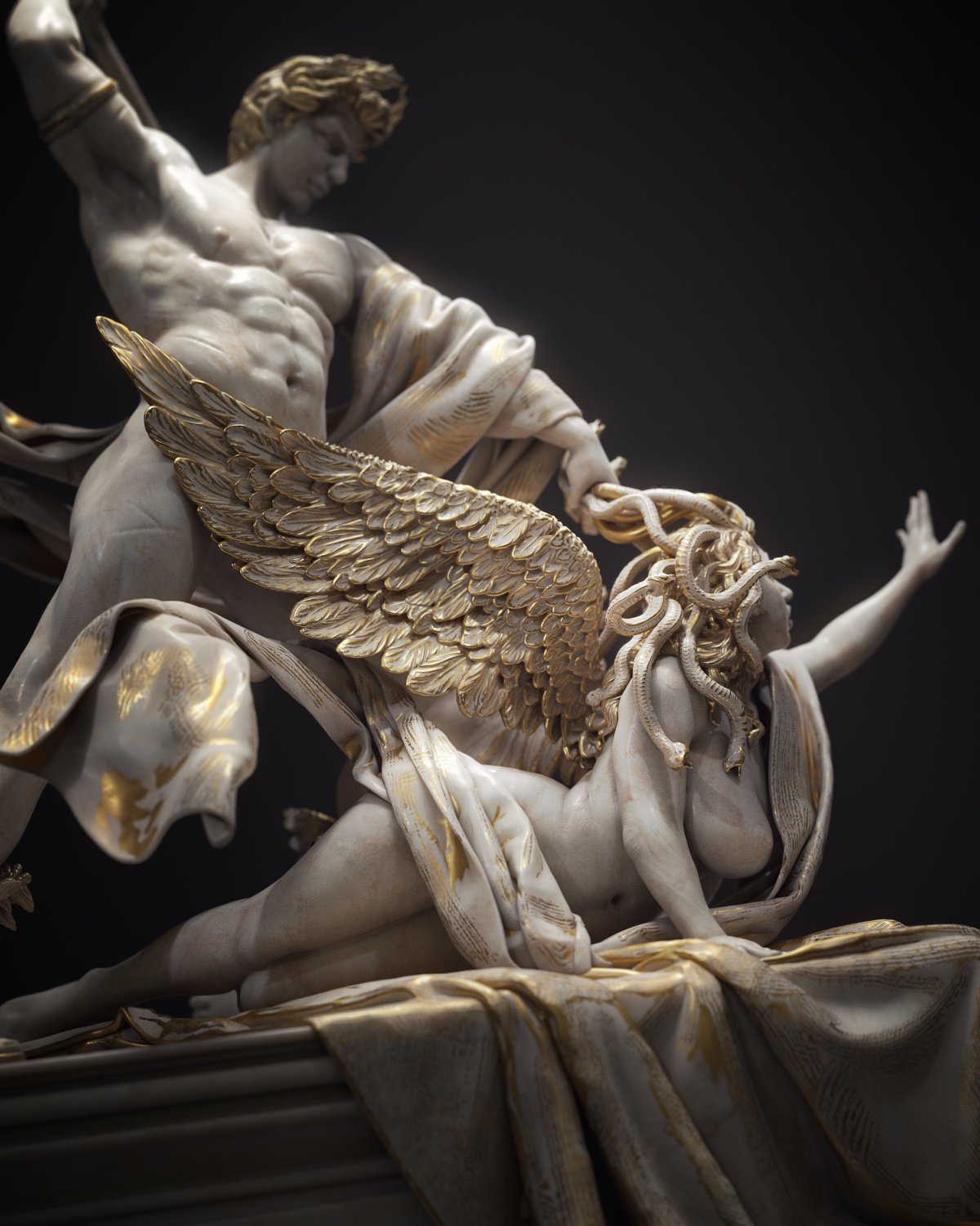 Medusa and Perseus by doc Zenith