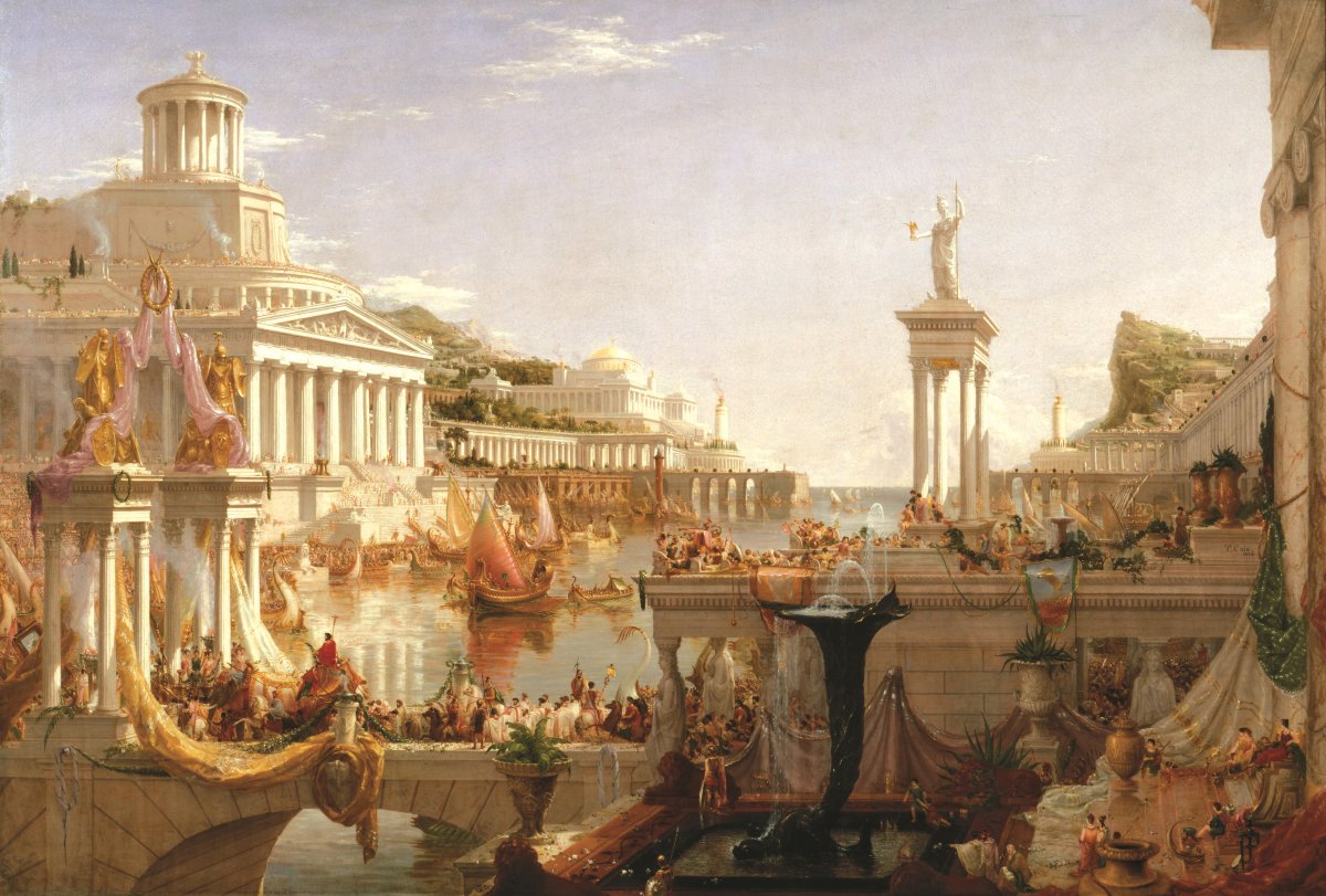 Томас Коул, «путь империи. Крушение». 1841