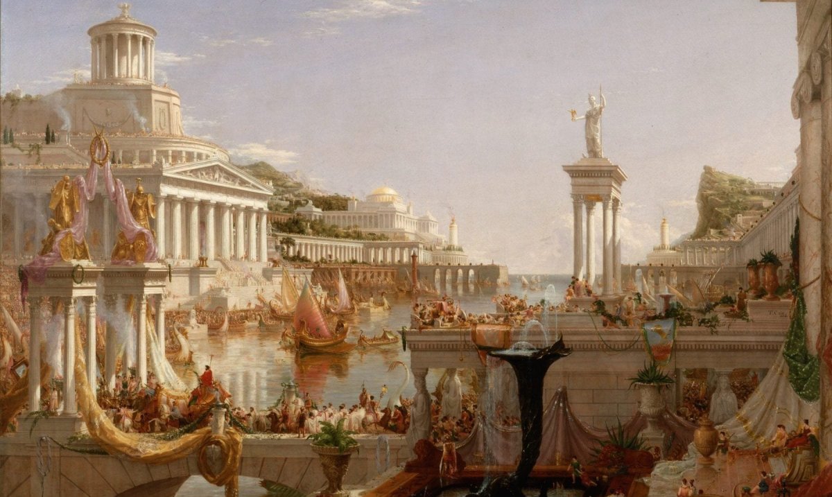 Томас Коул, «путь империи. Крушение». 1841