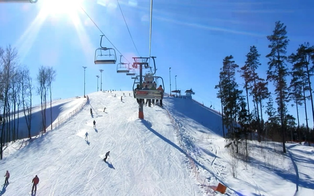 Логойск Беларусь горнолыжный курорт