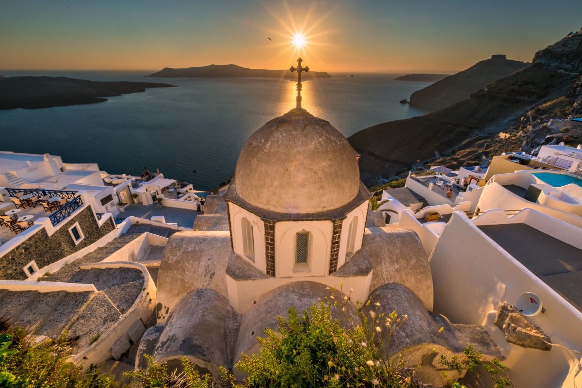 Santorini Греция Православие