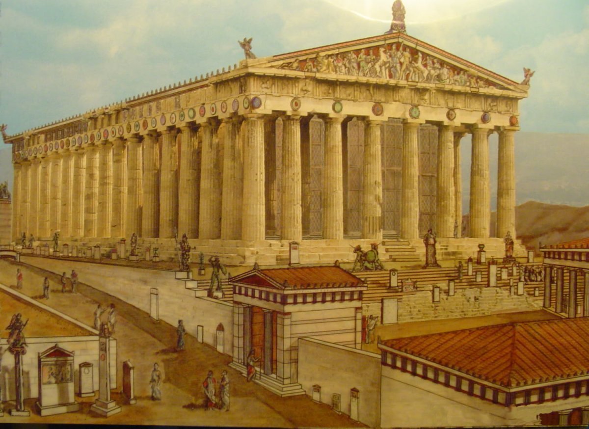 Парфенон храмы древней греции