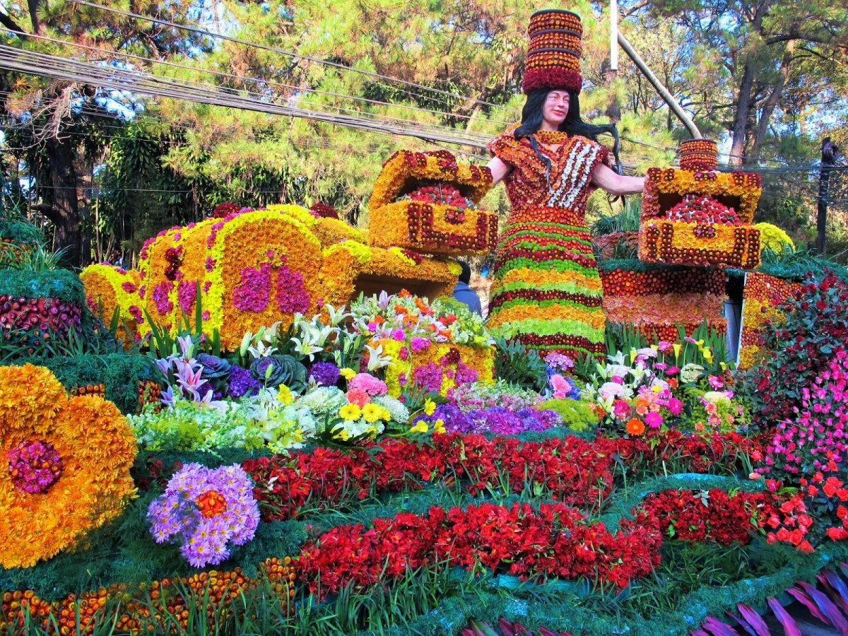 Фестиваль цветов в тайланде