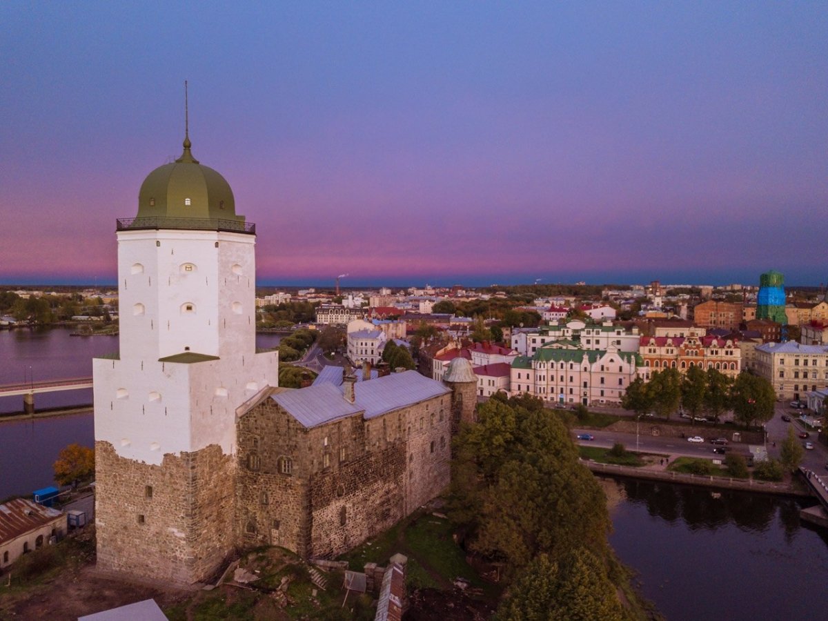 Выборг фото достопримечательности летом