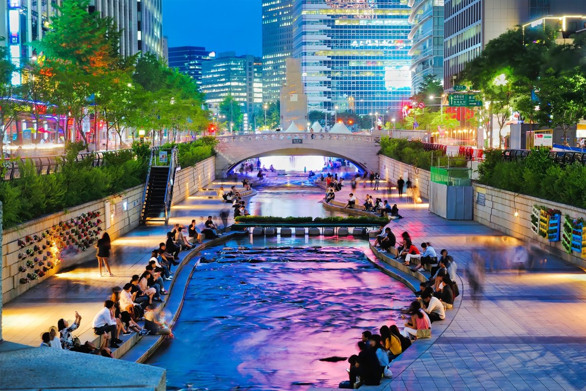 Cheonggyecheon рисунок