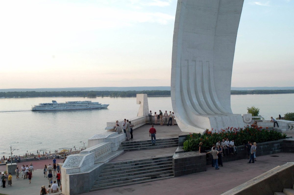 Город Самара летом