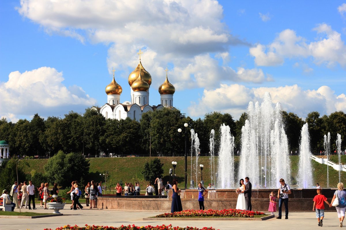 Парк стрелка Ярославль