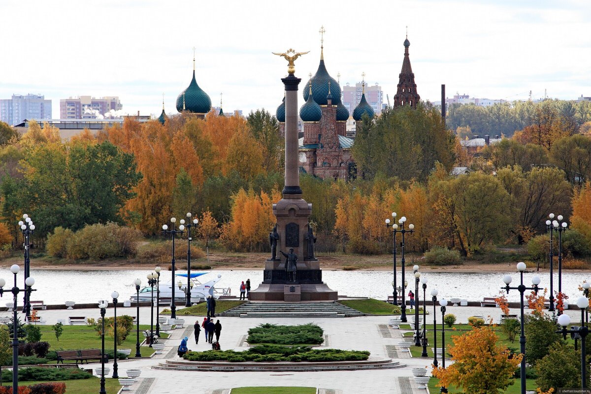 Парк 1000-летия Ярославля на стрелке
