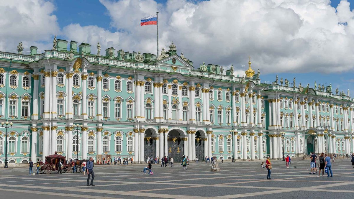 Карта центра Петербурга с достопримечательностями