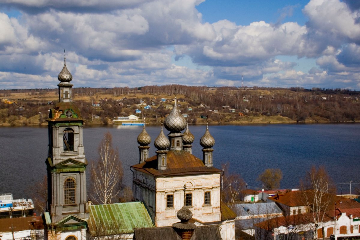 Плёс Ивановская область Золотая осень