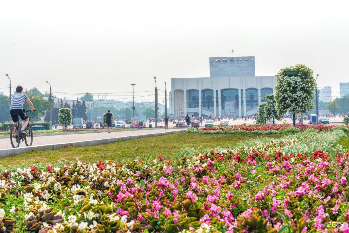 Пермь Эспланада лето