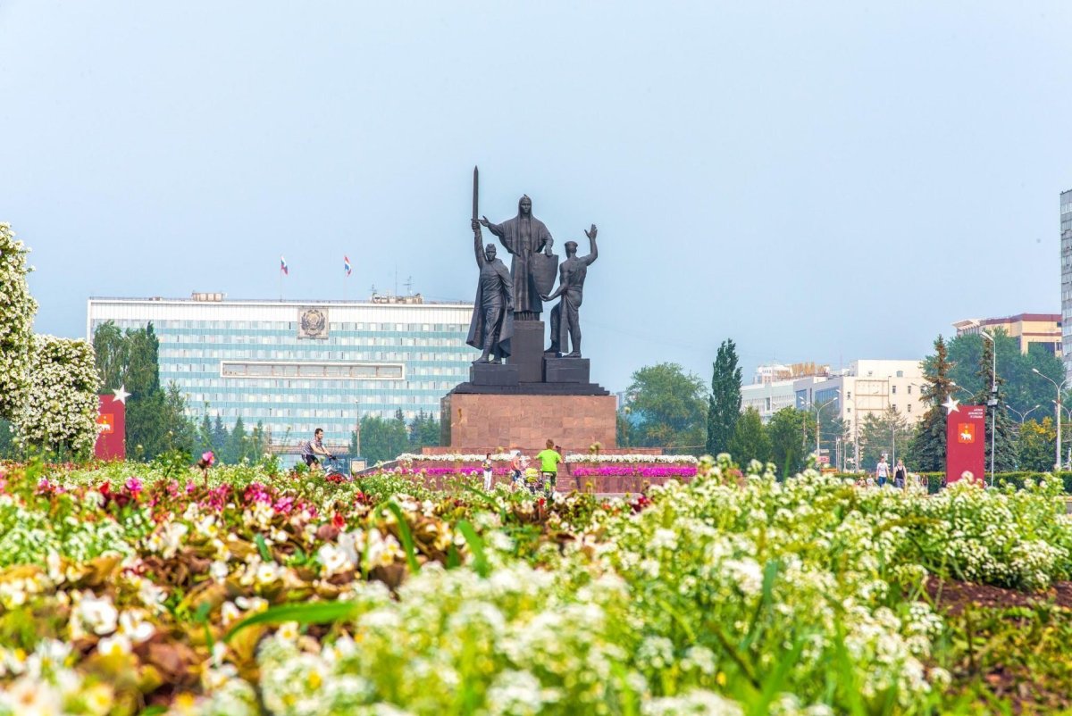 Пермь Эспланада лето