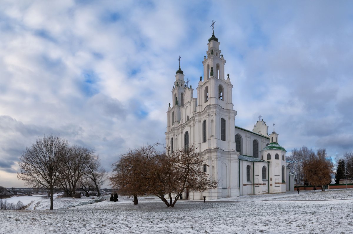 Софийский собор Полоцк зима