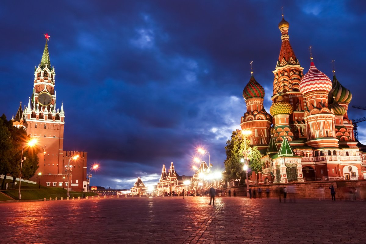 Москва Кремль храм Василия Блаженного