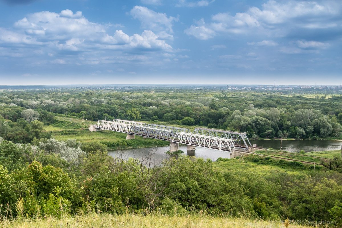 Река Северский Донец Лисичанск