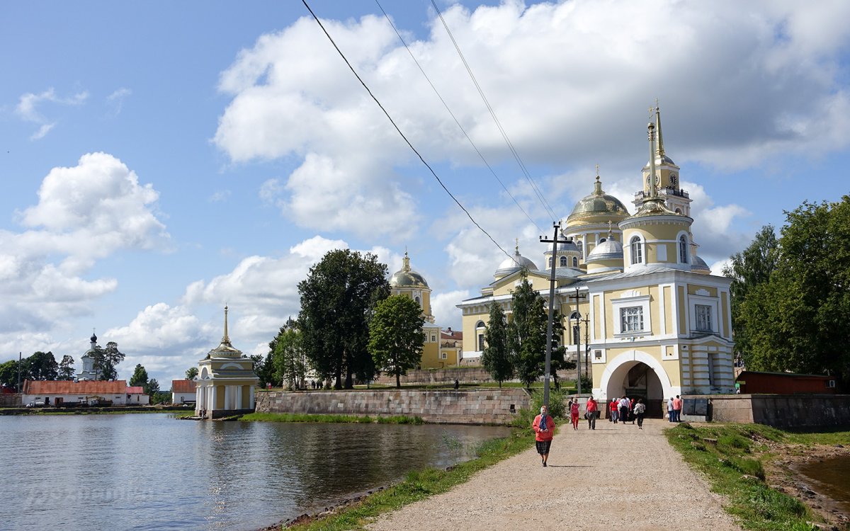 Река Волга с вида Твери