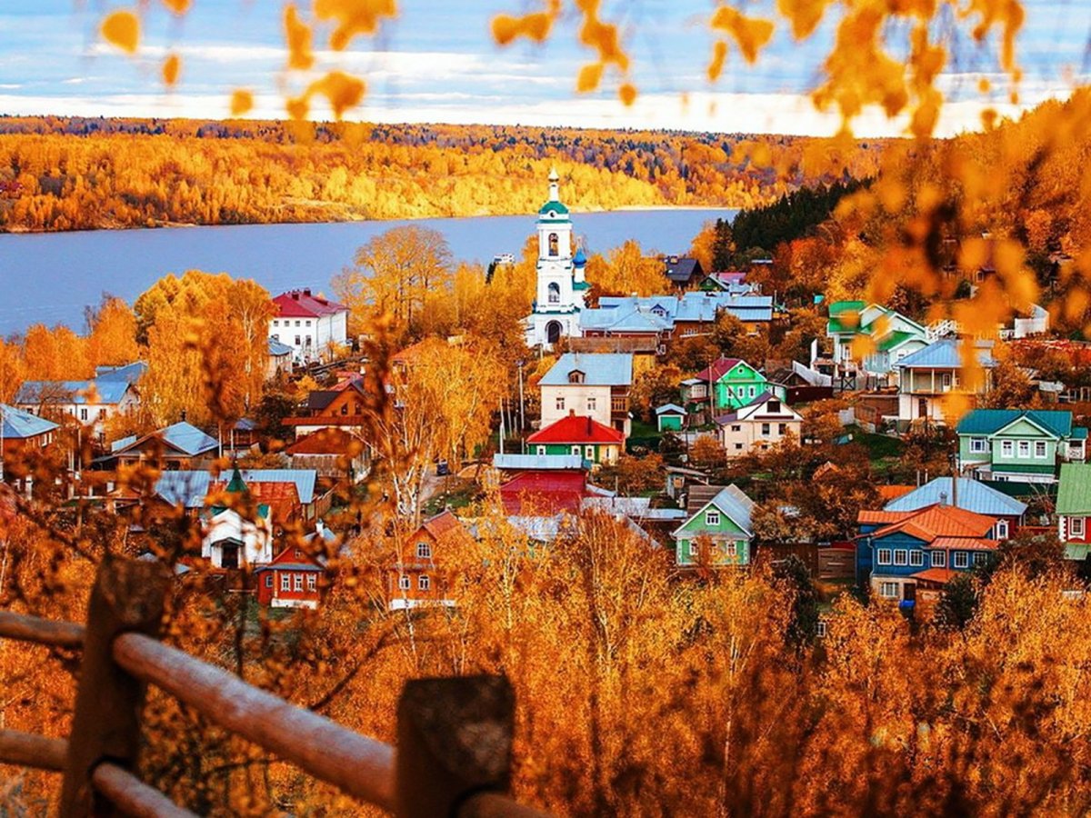 Плёс Ивановская область зима