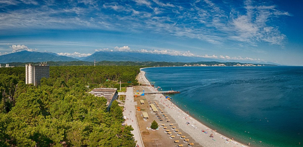 Море Абхазия Пицунда