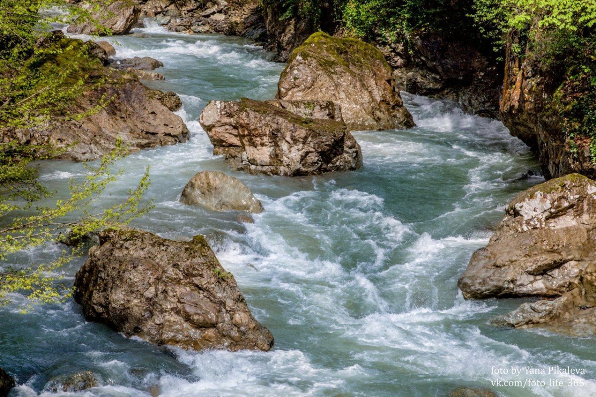 Самая чистая река в абхазии