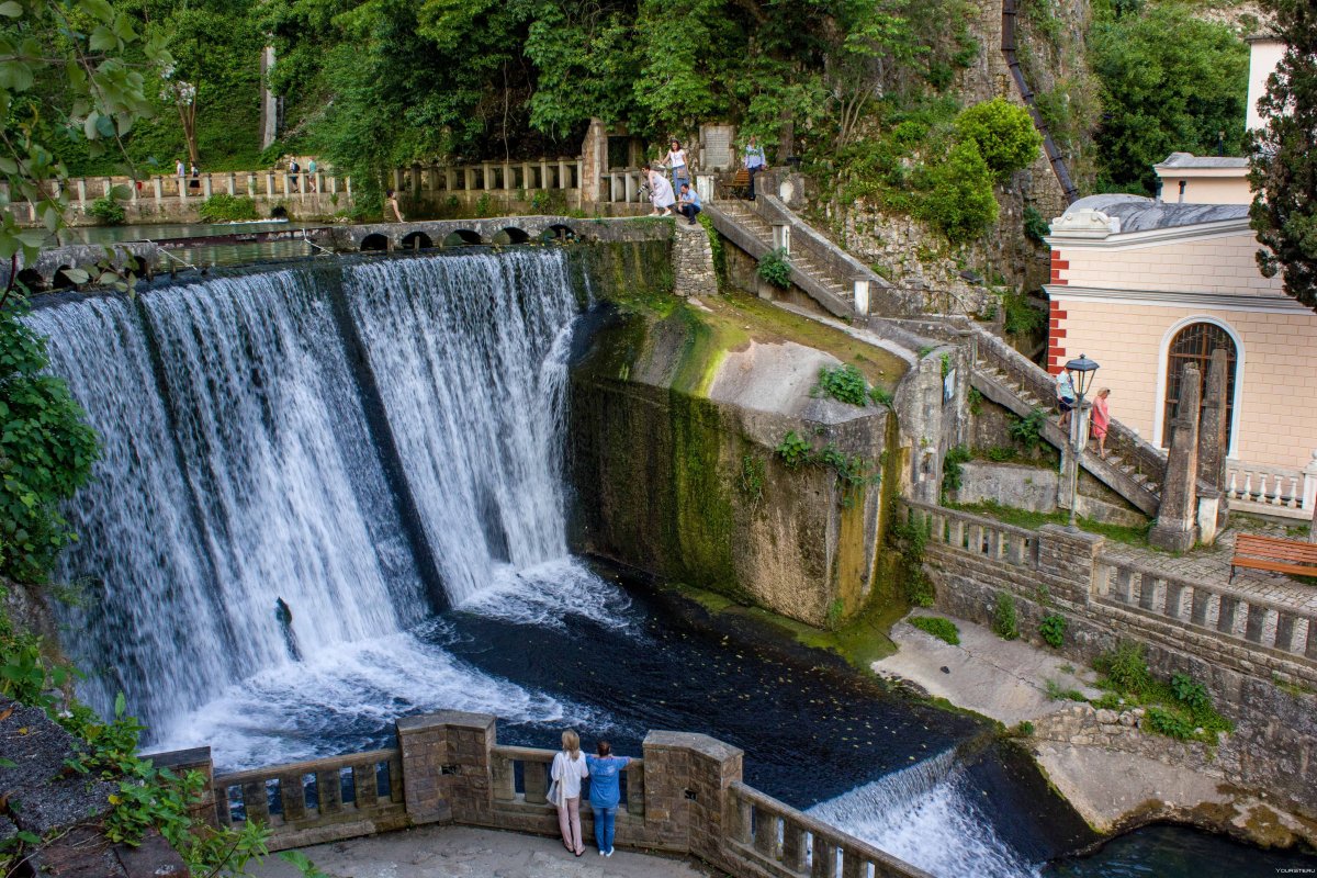 Псырцха Абхазия водопад
