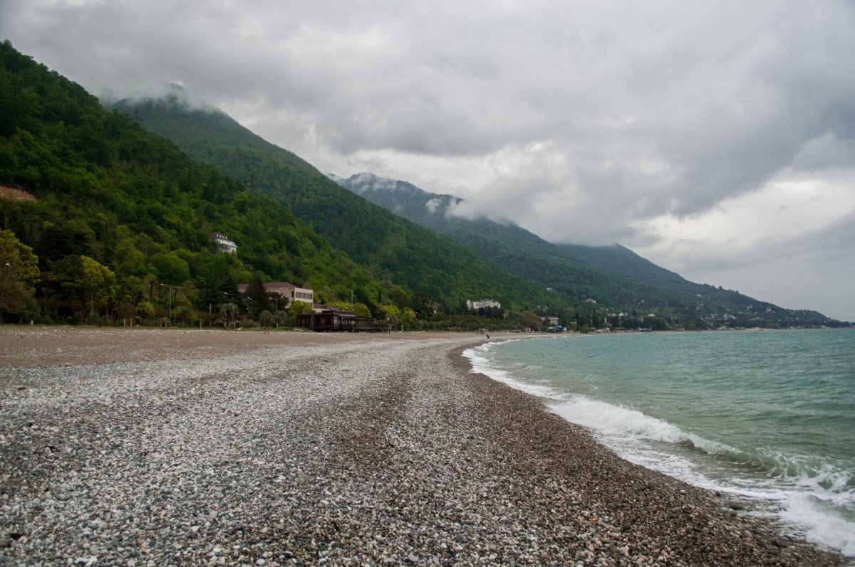 Абхазия Старая Гагра море