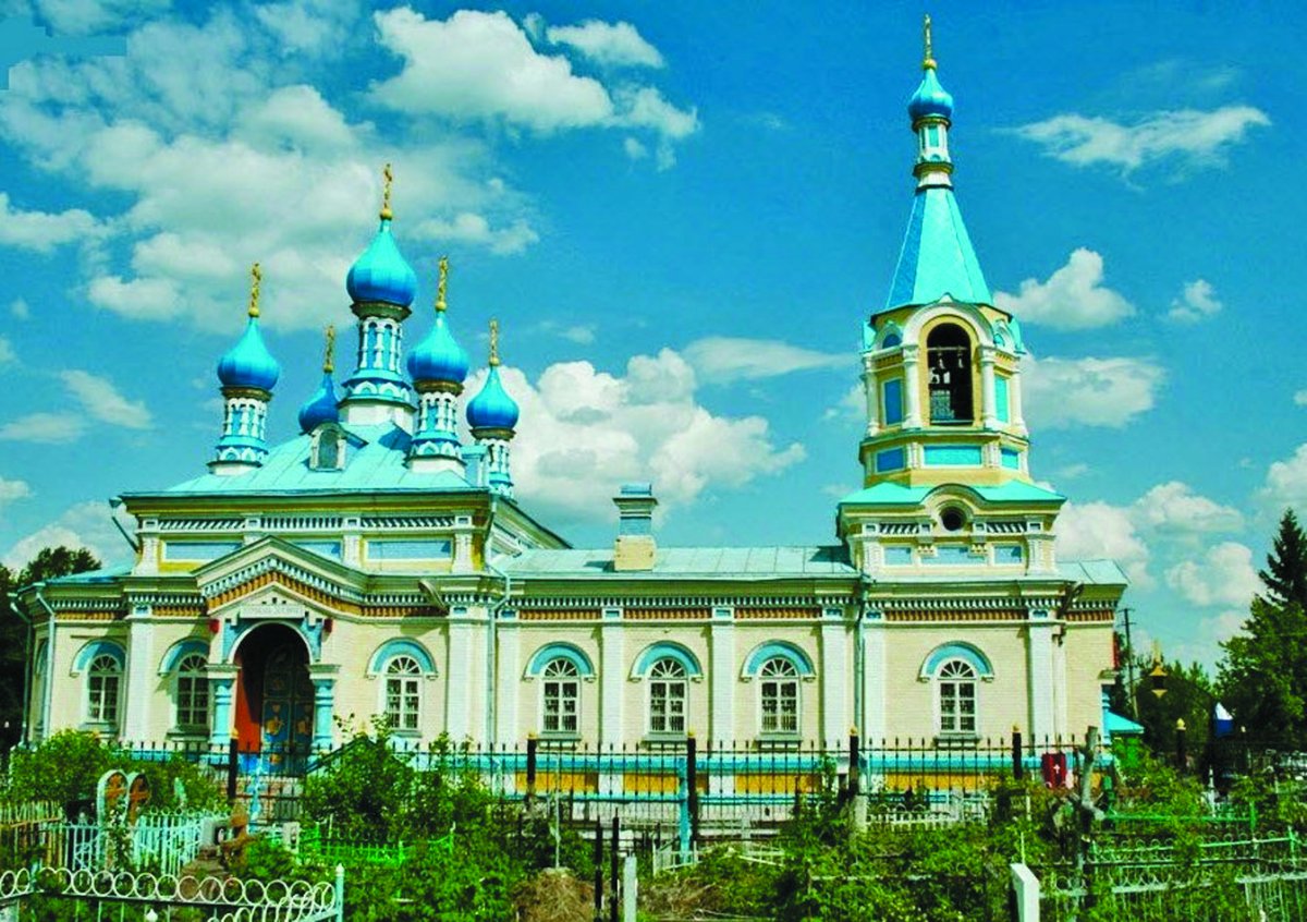 Город Кузнецк Церковь Казанской Божьей матери