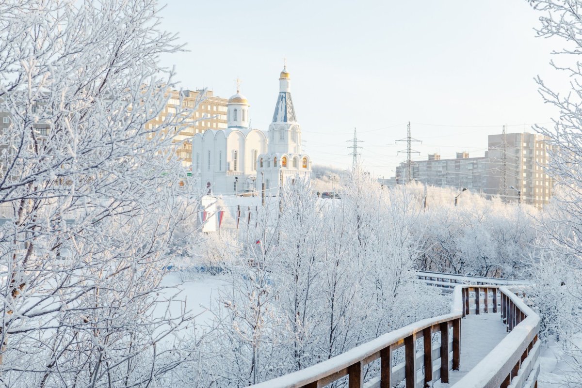 Зимний Мурманск 2021