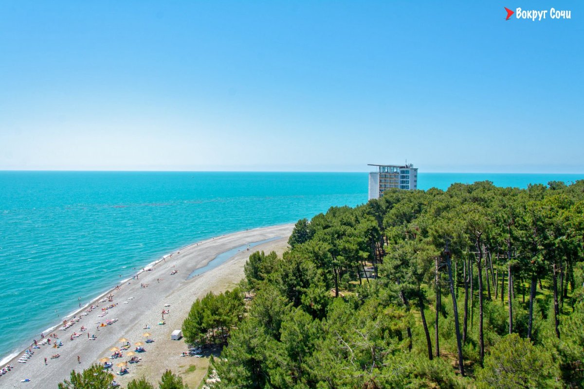 Море Абхазия Пицунда