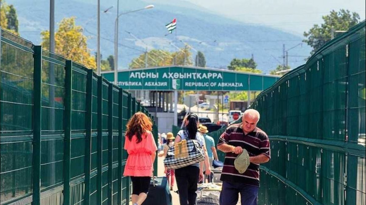 Граница Псоу Абхазия