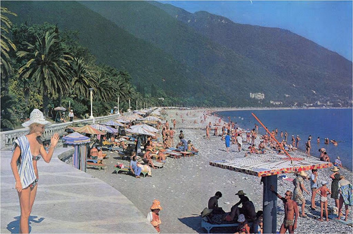 Курорт Гагра 1989