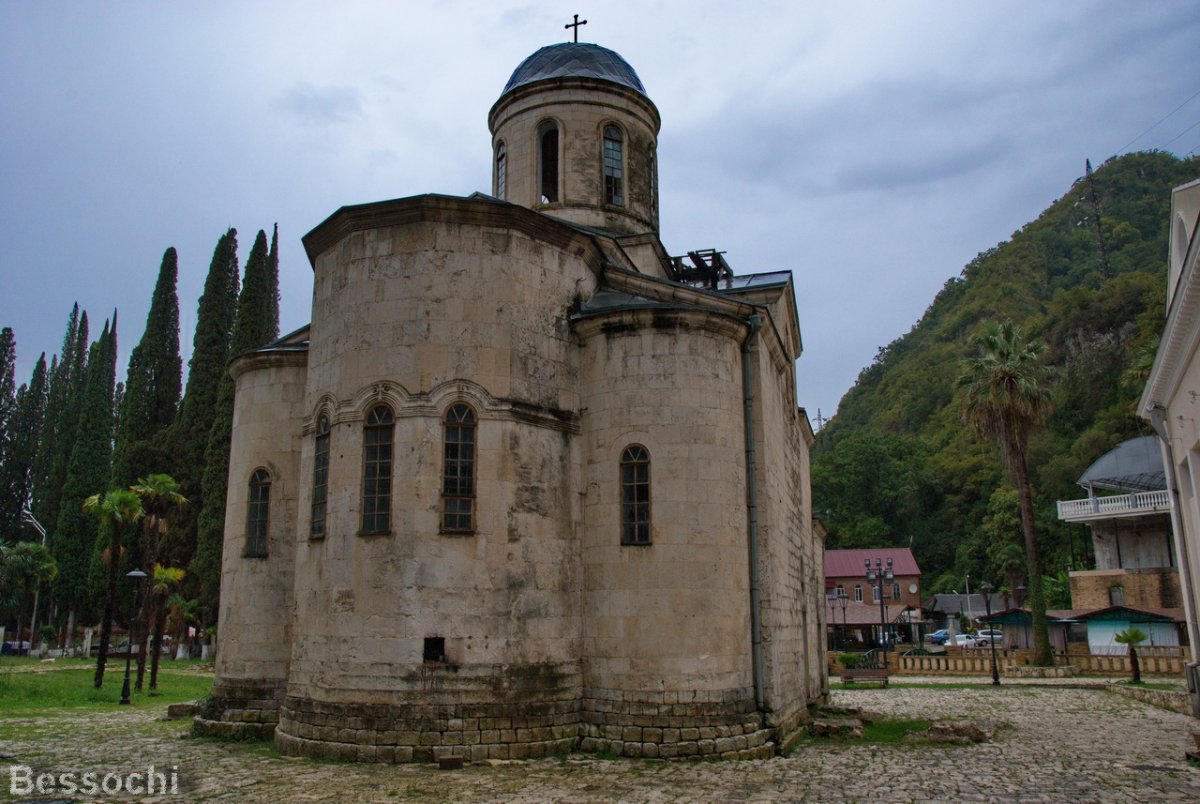 Фрески храма в Лыхны Абхазия