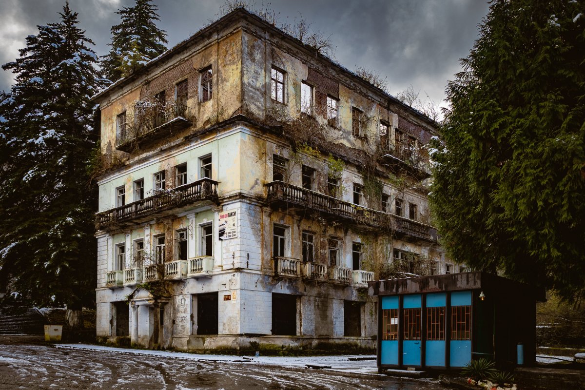 Акармара город-призрак в Абхазии