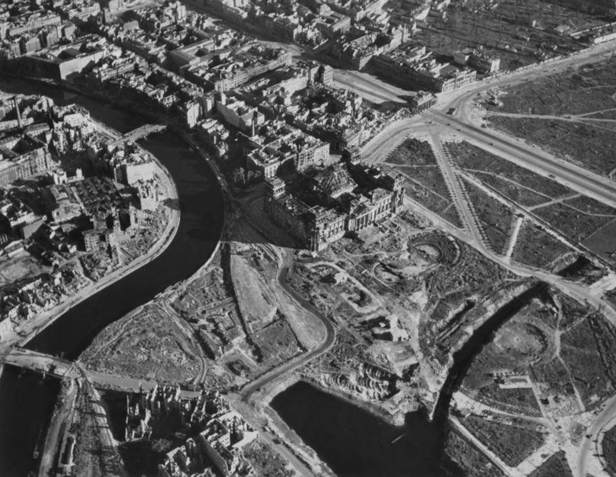 Аэрофотосъемка Берлина 1945