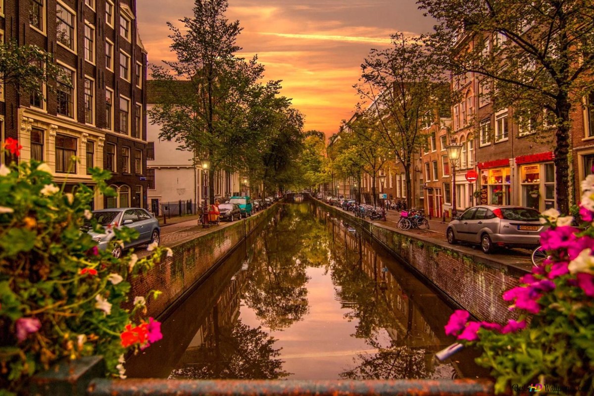 Каналы амстердама нидерланды