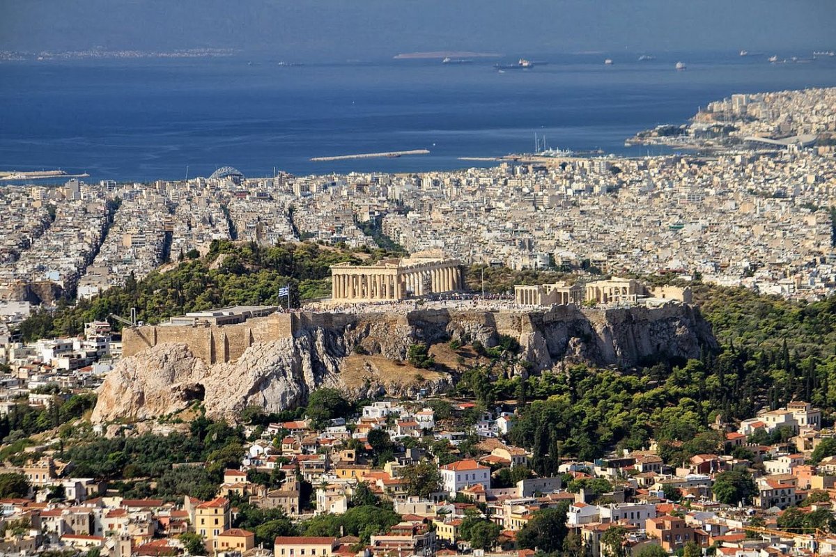 Афины современный город