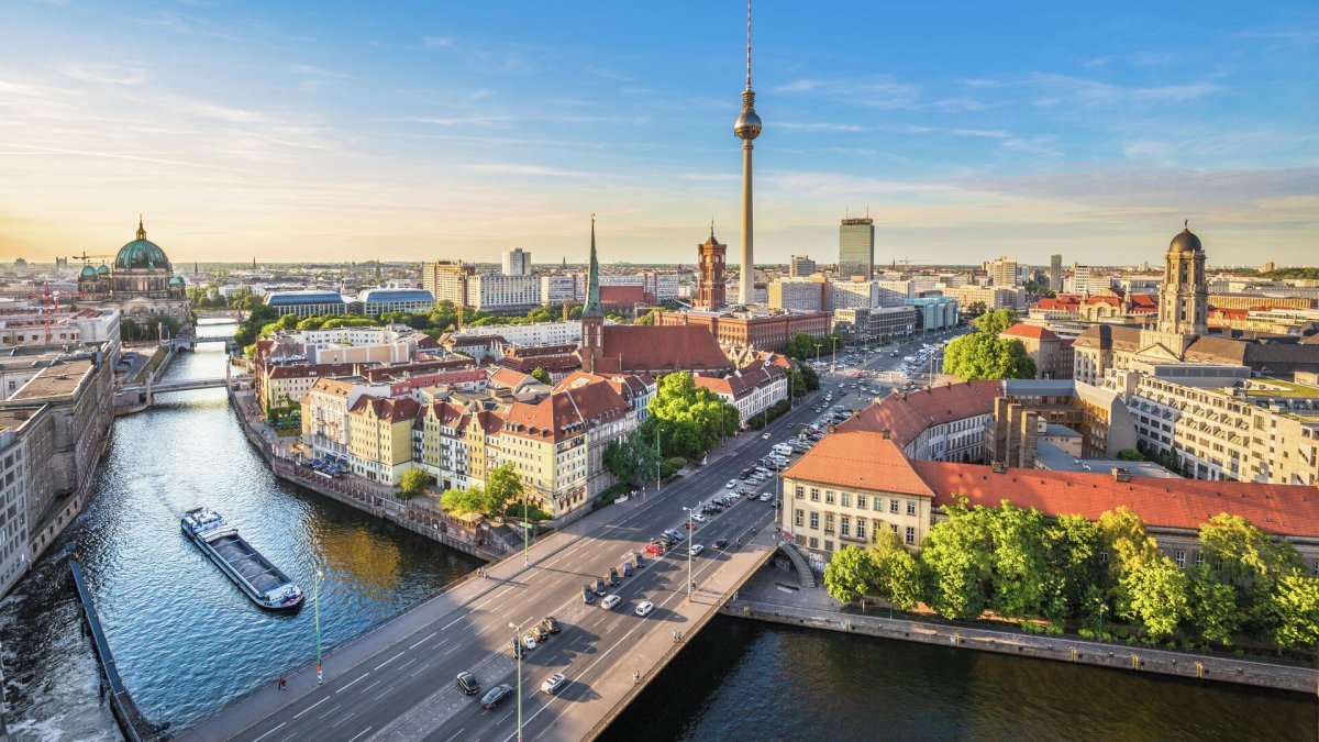 Берлин панорама улиц