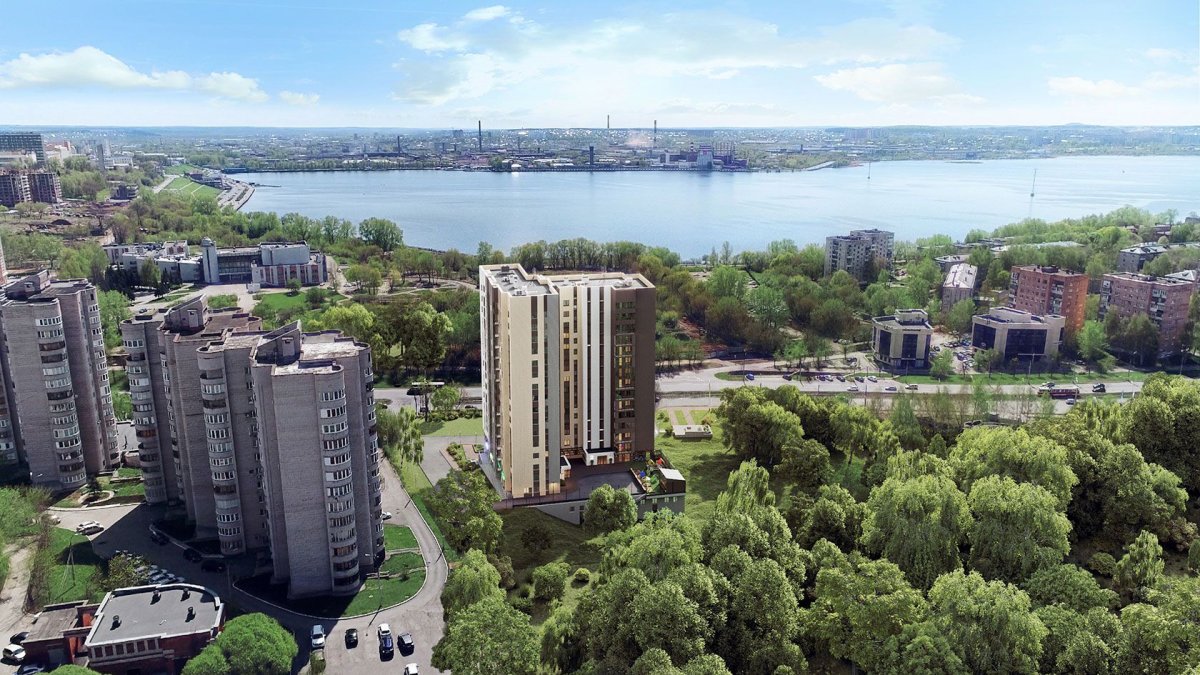 Панорама ночного Екатеринбурга