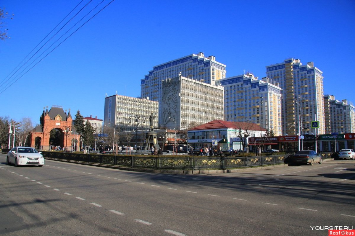 Центральная площадь Краснодара