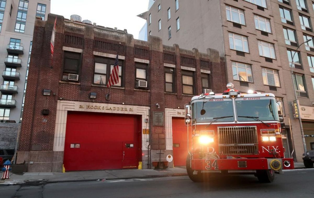 Пожарная машина нью йорк