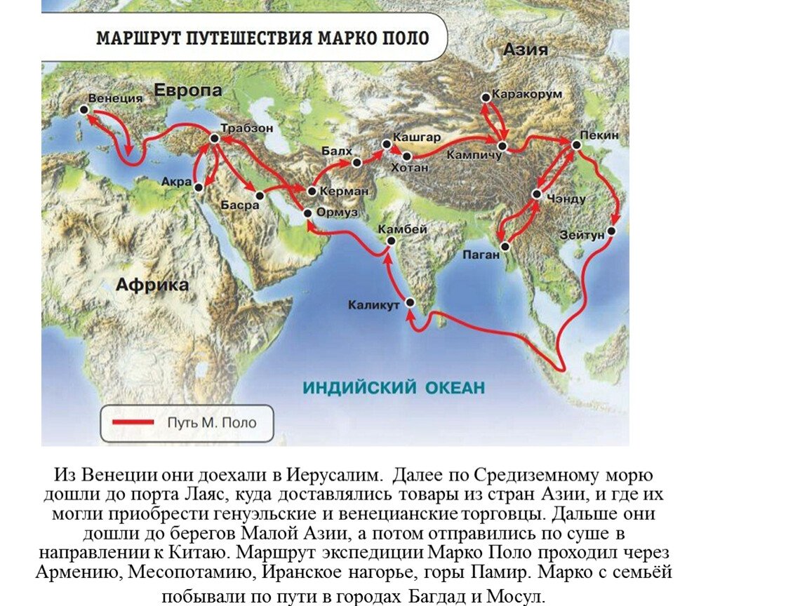 Мир путешествие маршрут. Маршрут путешествия Марко поло 1271-1295. Первое путешествие Марко поло в Иерусалим. Маршрут путешествия Марко поло.