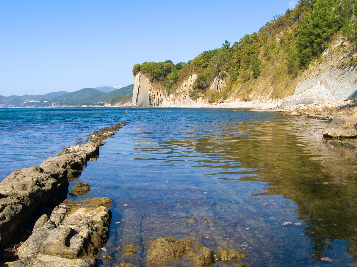 Красивые места на побережье черного моря