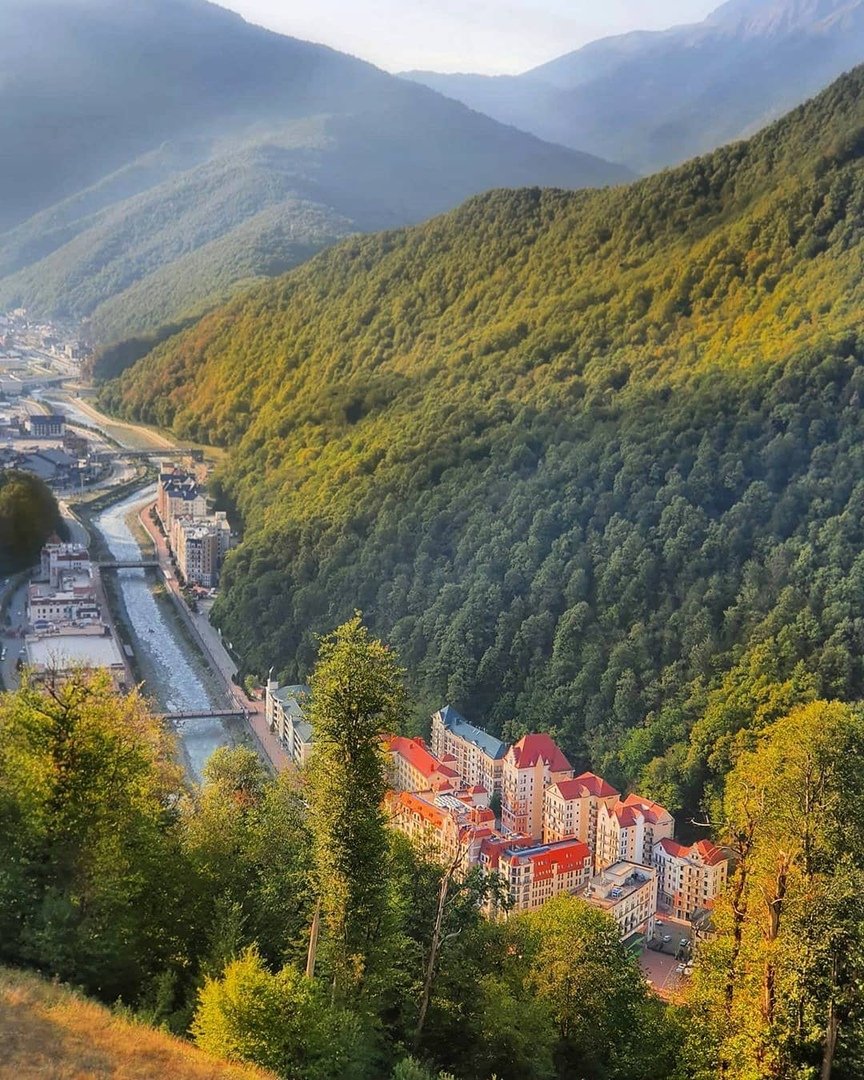 Красная Поляна Сочи осень