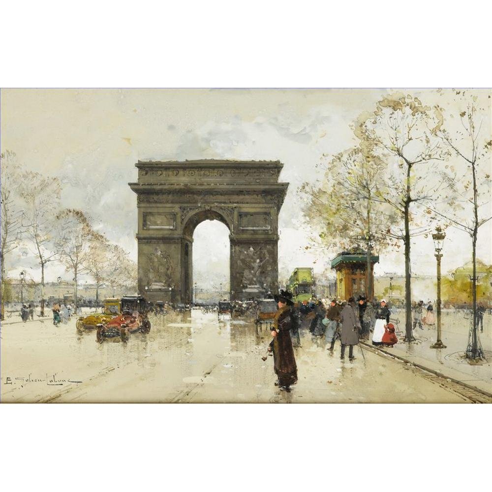 Париж триумфальная арка картина
