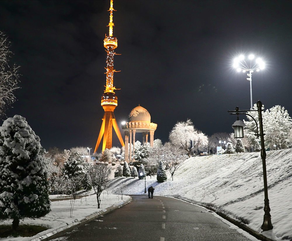 Фото зима в узбекистане