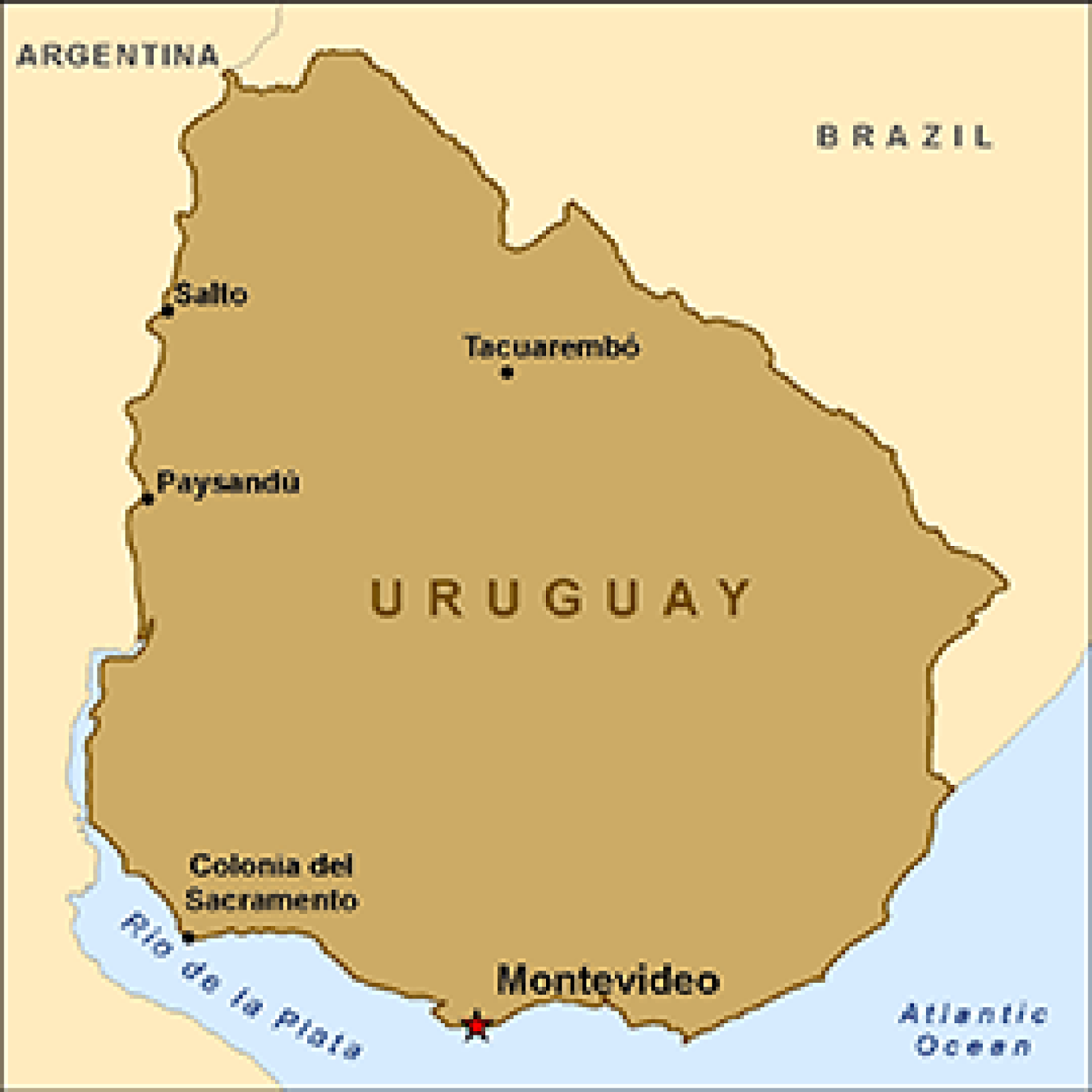 Уругвай столица на карте. Монтевидео Уругвай на карте. Уругвай расположение. Уругвай географическое положение.