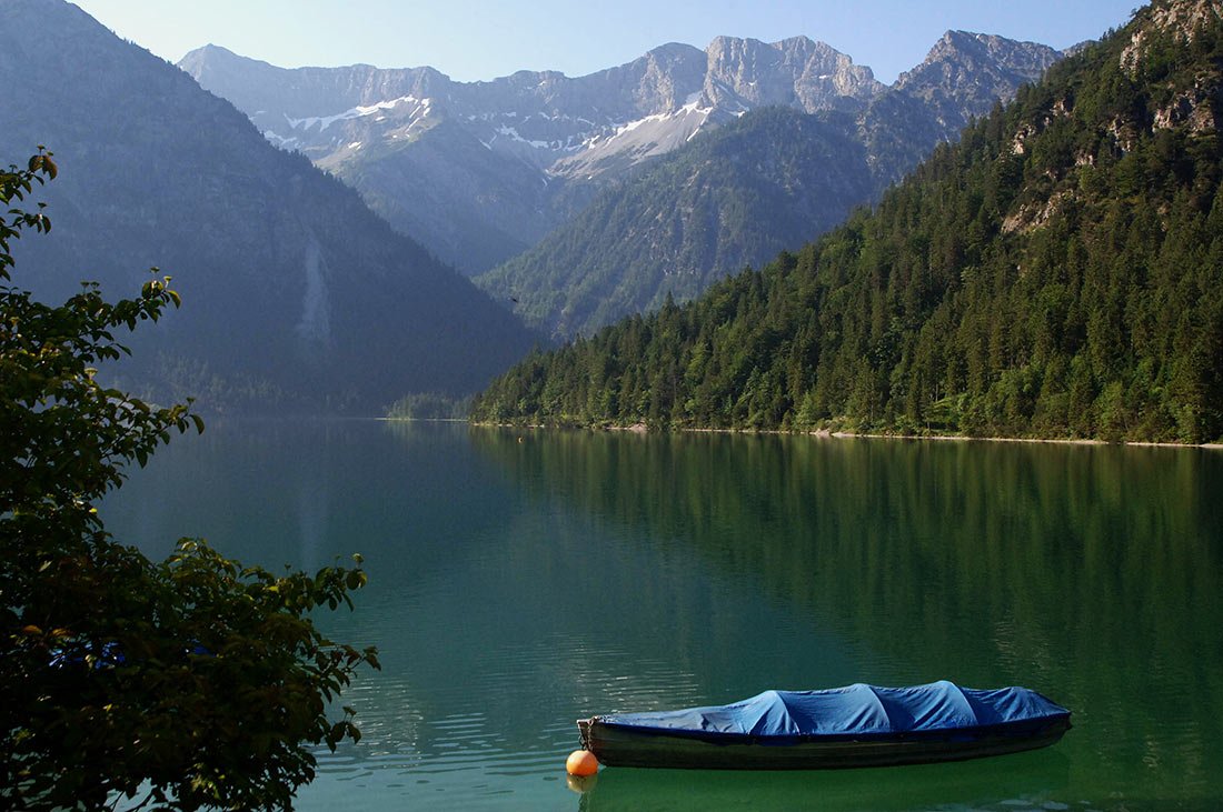 Озеро Plansee Австрия