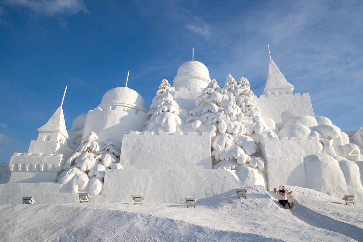 Снежные скульптуры Харбин