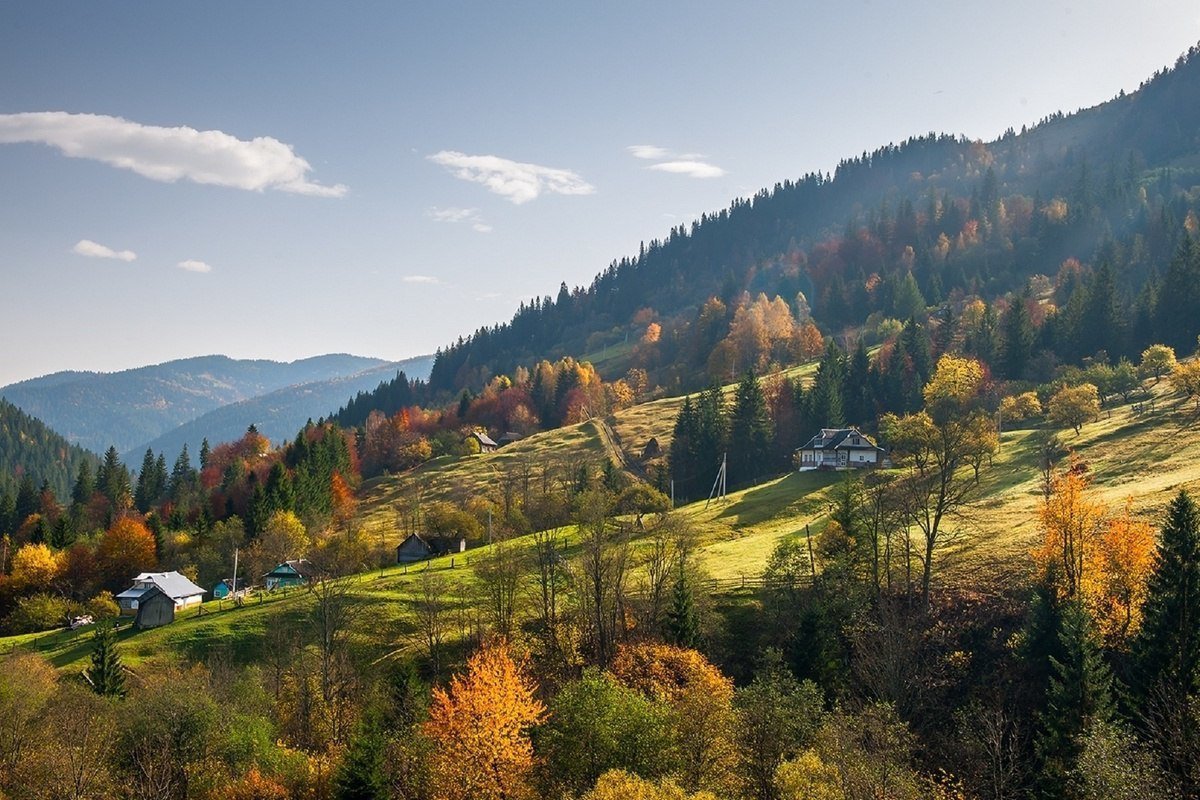 Карпатские горы Закарпатье