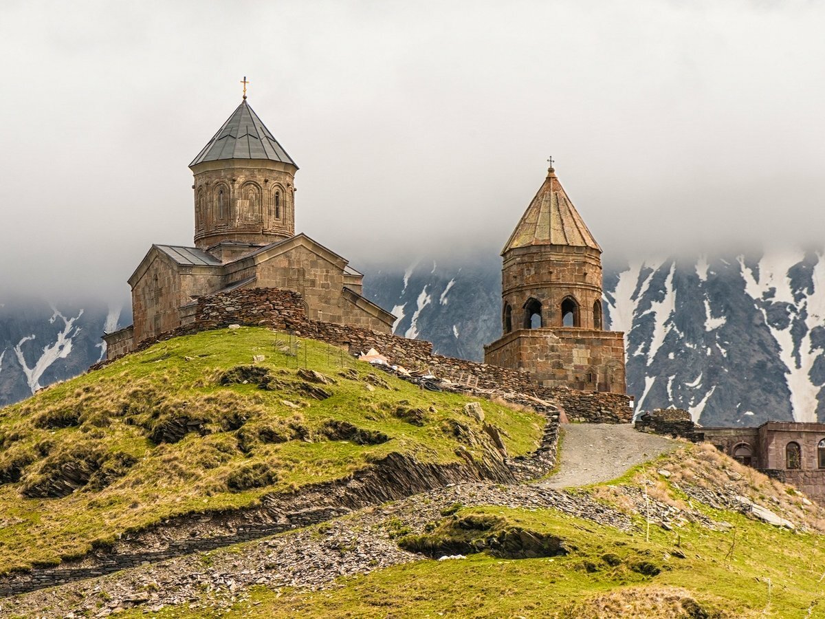 Монастырь Гергети Грузия