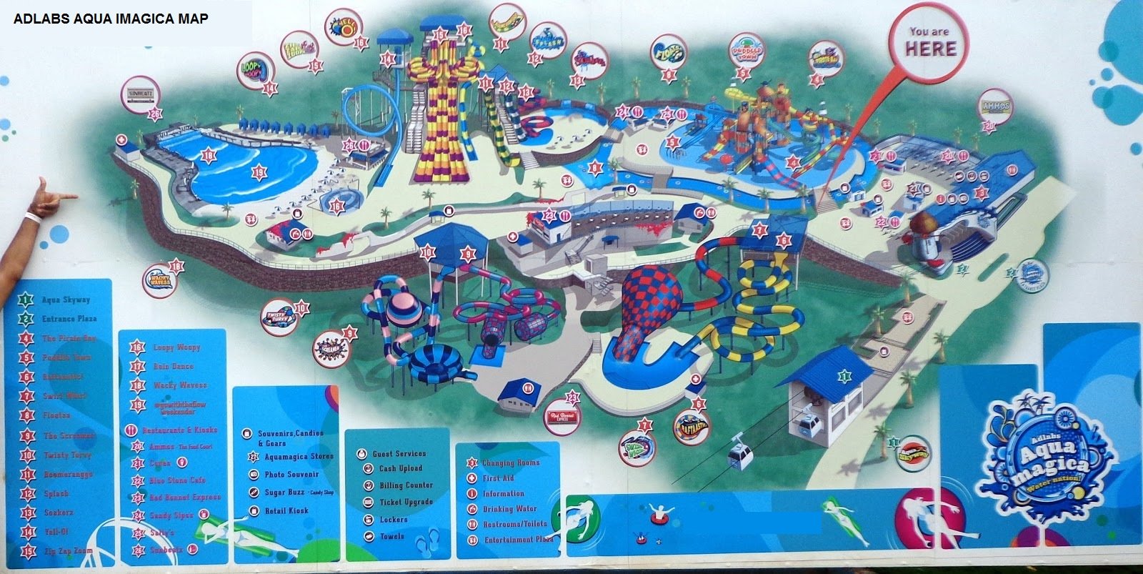 Аква карта. Аквапарк на Шри Ланке. Imagica Water Park. Карта аквапарка Тики так.